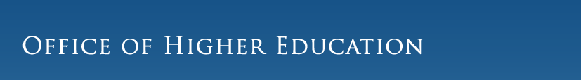 Office of Financial & Academic Affairs for Higher Education